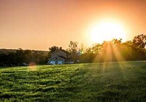 House Exterior During Sunset